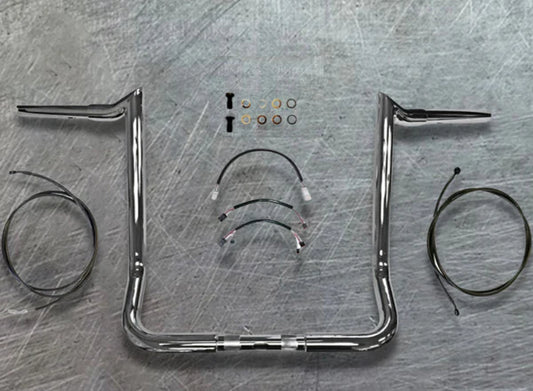 Manubrio Ape Hanger Meathook Dominator Industries per Street Glide