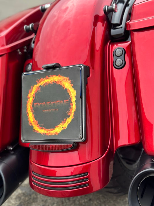 Porta Targa Touring con solo luce targa