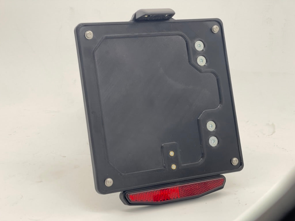 Side license plate holder in aluminum & 3D Print