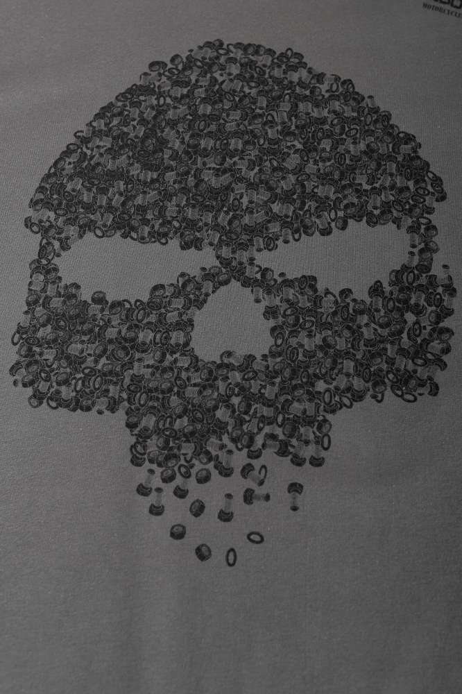 T-shirt Teschio Bullonato