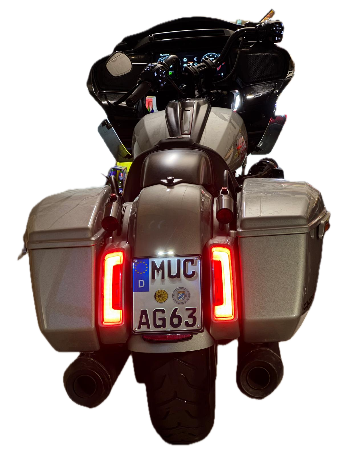 Porta Targa "SPORT" Touring 2024-up Deutschland con solo luce targa