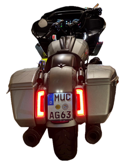 Porta Targa "SPORT" Touring 2024-up Deutschland con solo luce targa